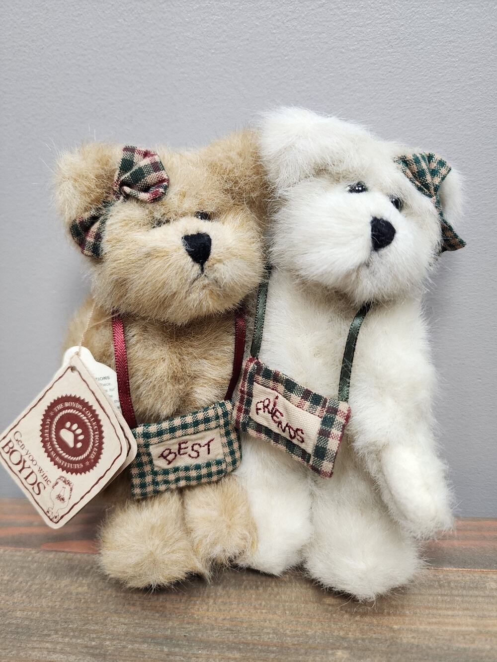 Boyds Bears Plush Best Friends Bestest and Buddy True Friends 903005 Retired